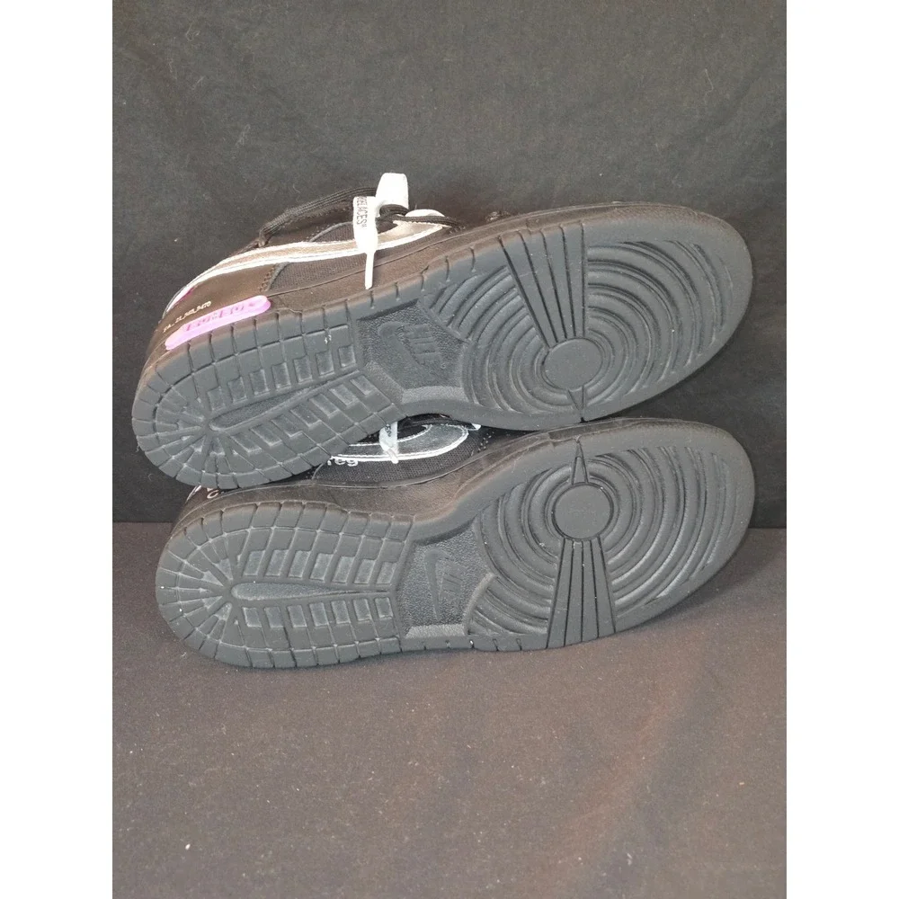 Nike Dunk Low‎ Off White 50 of 50 Black Silver Men's Size 8.5 DM1602 001